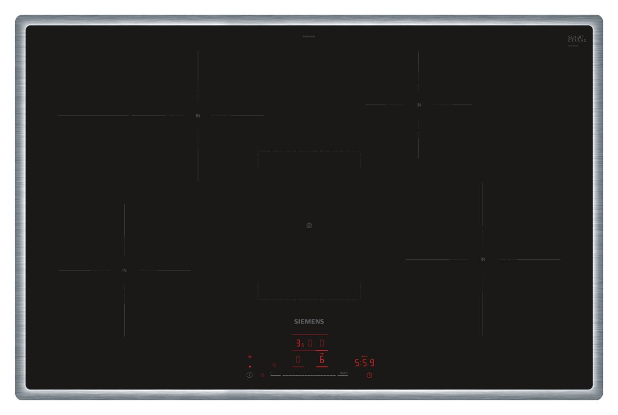 iQ300 EH845HFB1E autarkes 80 cm Kochfeld/Herdplatte 4 Zone(n) 