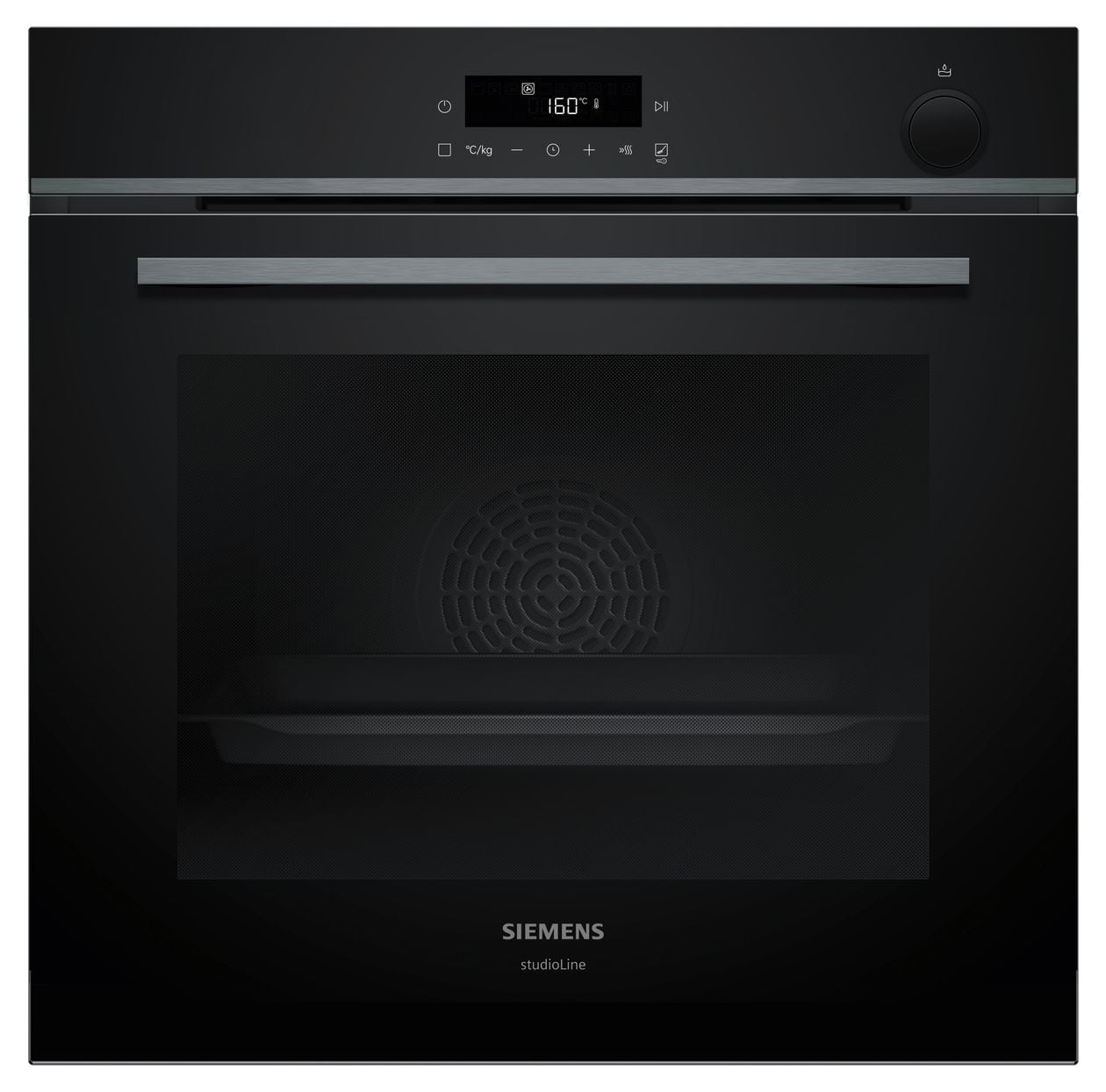 iQ300 HR472G0B3 Einbaubackofen groß Dampfgaren AutoClean (Edelstahl, Schwarz) 