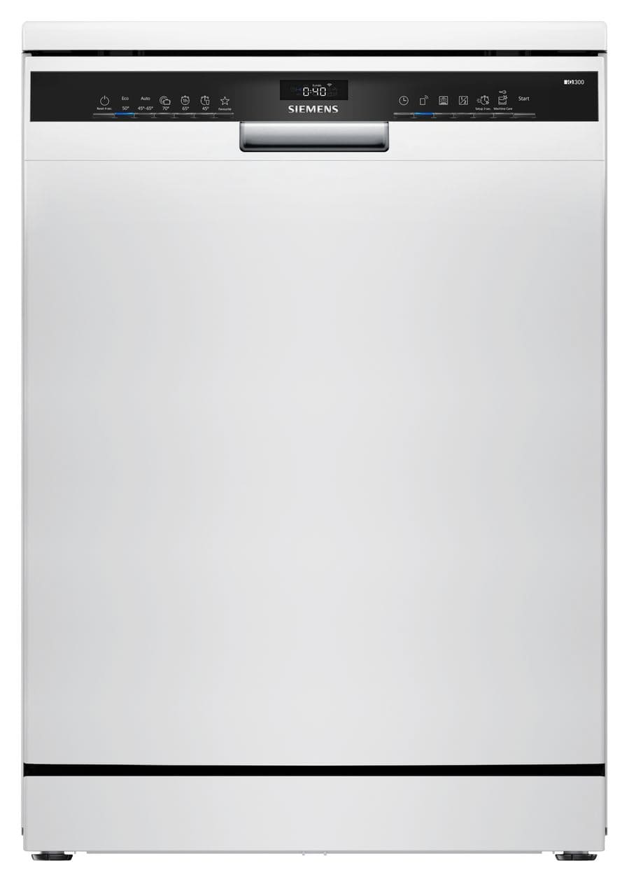 iQ300 SN23HW05ME 60 cm Geschirrspüler freistehend Leise 14 Maßgedecke aquaStop Funktion Wärmetauscher 
