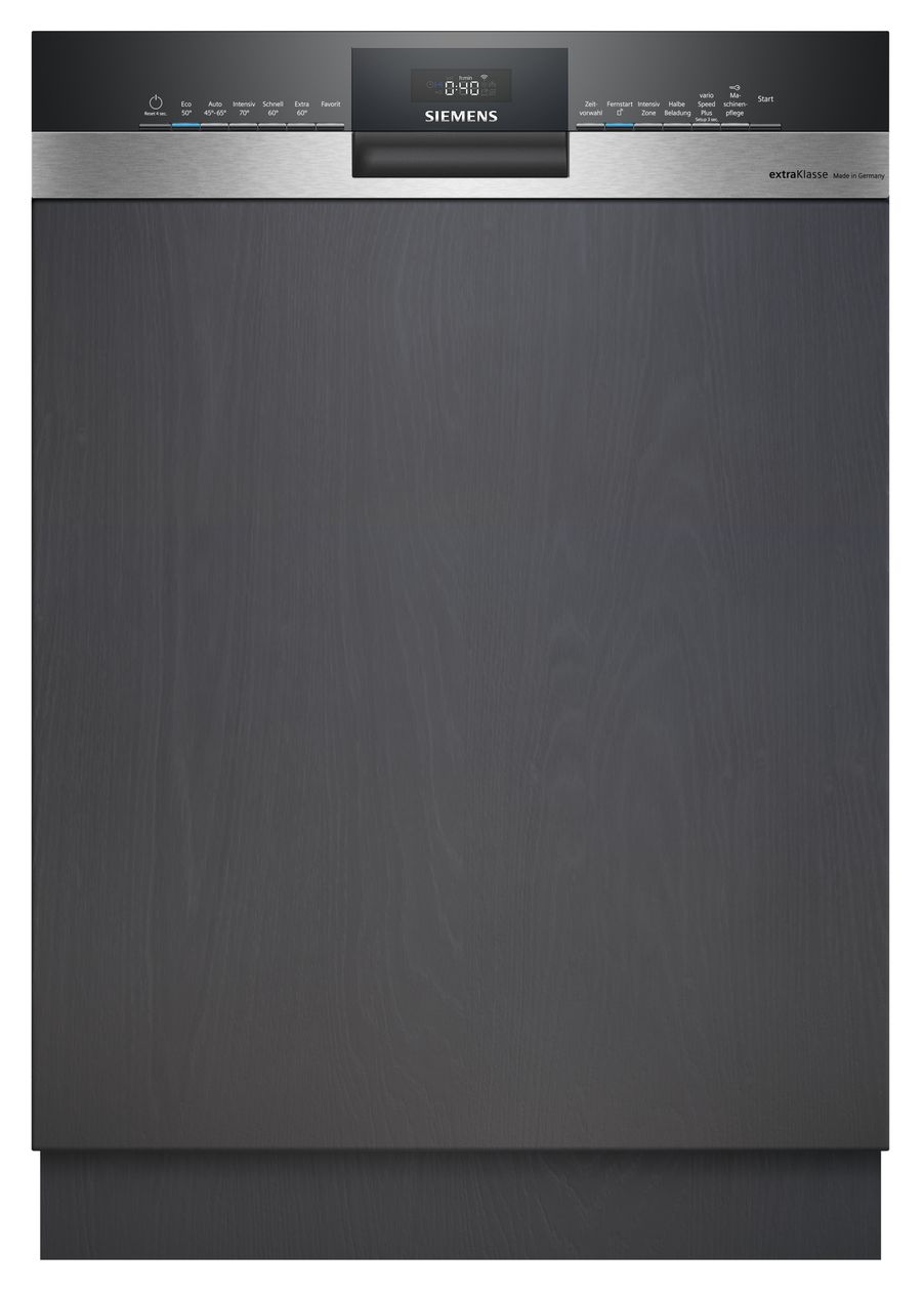 iQ300 SN53ES02BD 60 cm Geschirrspüler teilintegriert (ohne Front) Sehr leise 13 Maßgedecke aquaStop Funktion Wärmetauscher 