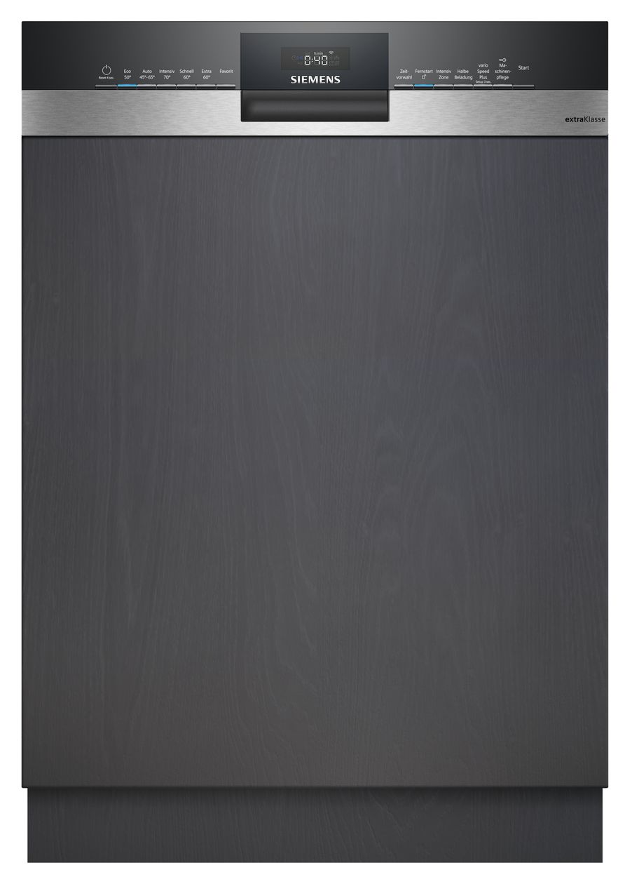 iQ300 SN53ES02UD 60 cm Geschirrspüler teilintegriert (ohne Front) Leise 13 Maßgedecke aquaStop Funktion Wärmetauscher 