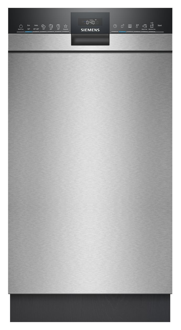 iQ300 SR43ES25ME 45 cm Geschirrspüler unterbaufähig Leise 10 Maßgedecke aquaStop Funktion Wärmetauscher 