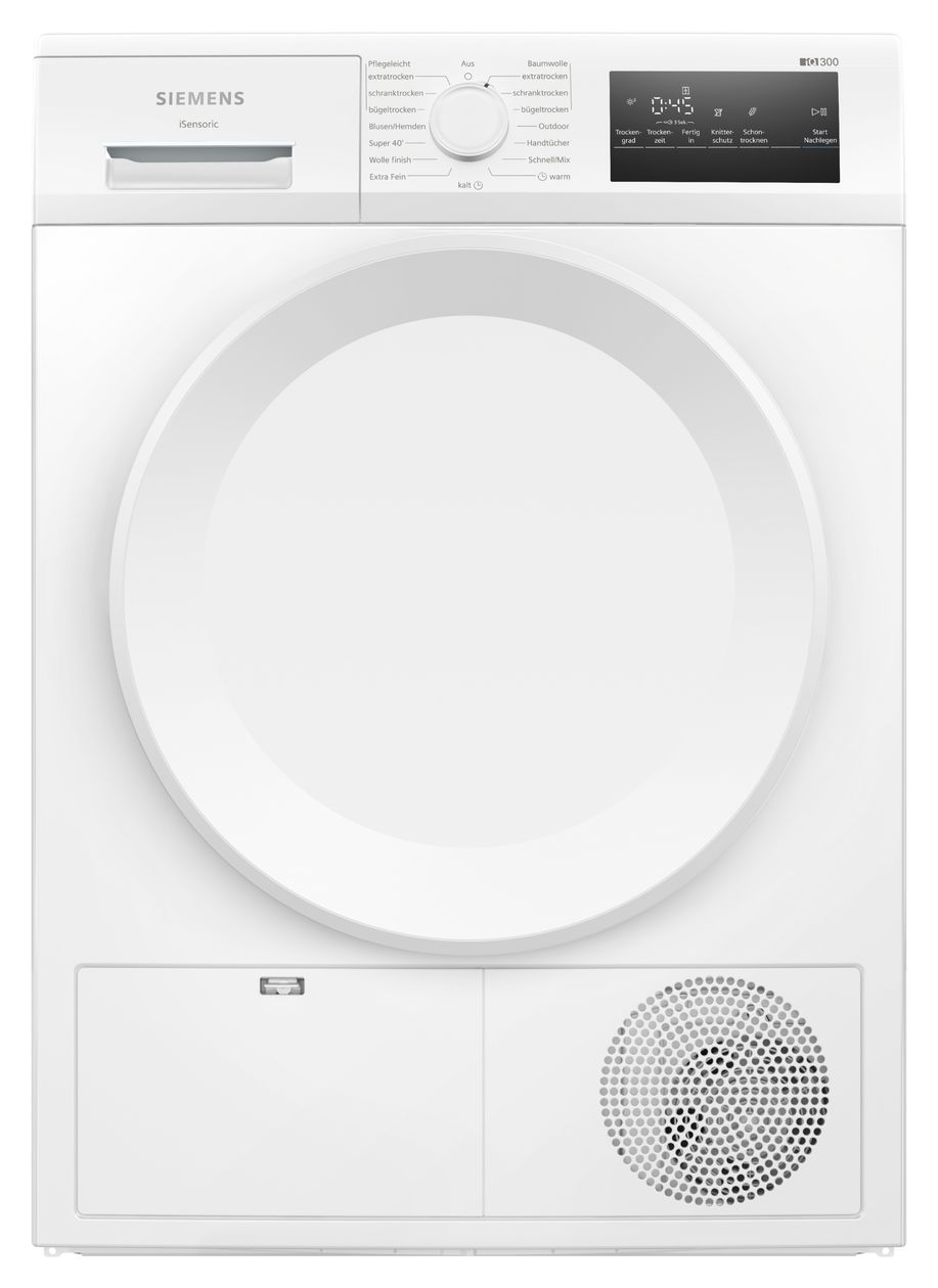 iQ300 WT43H004 Kondensations Trockner Frontlader 