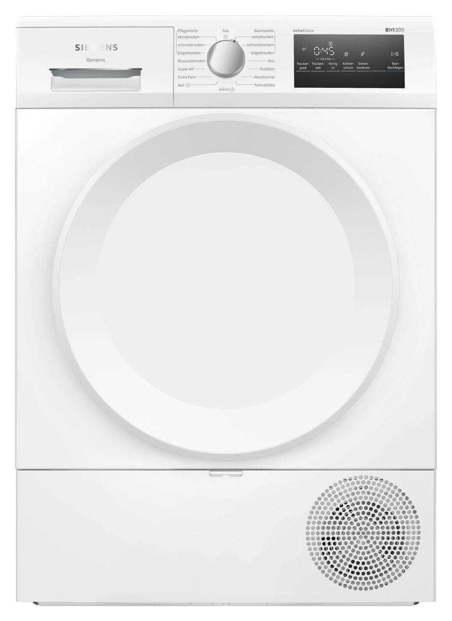 iQ300 WT43HV94 Kondensations Trockner Frontlader 