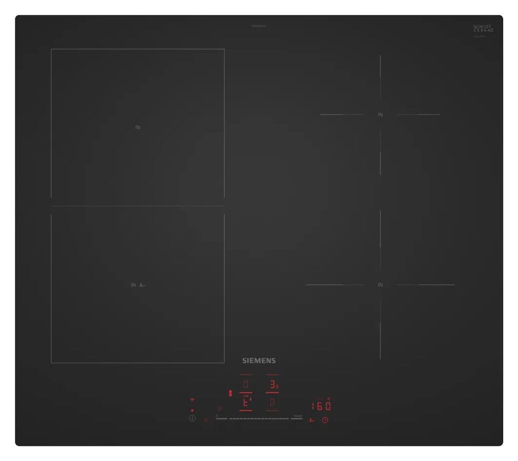 iQ500 ED61AHSC1E autarkes 59.2 cm Induktions Kochfeld/Herdplatte 4 Zone(n) 