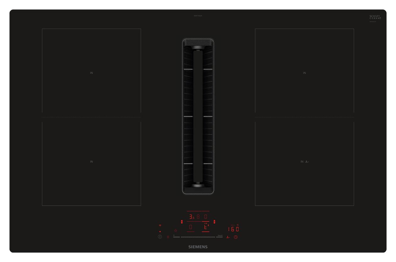 iQ500 ED811HQ26E autarkes 80 cm Induktions Kochfeld/Herdplatte 4 Zone(n) 