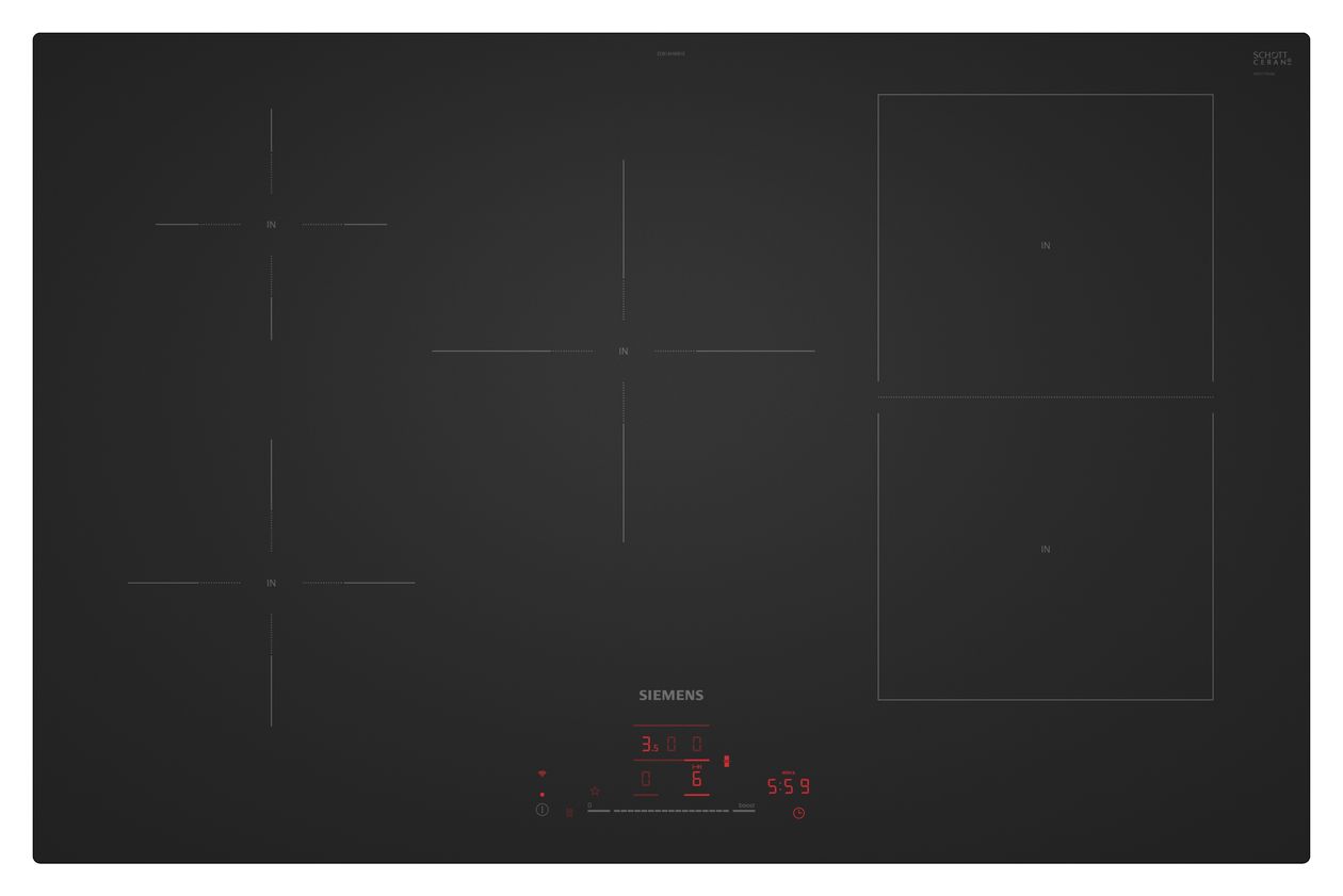 iQ500 ED81AHWB1E autarkes 80 cm Induktions Kochfeld/Herdplatte 5 Zone(n) 