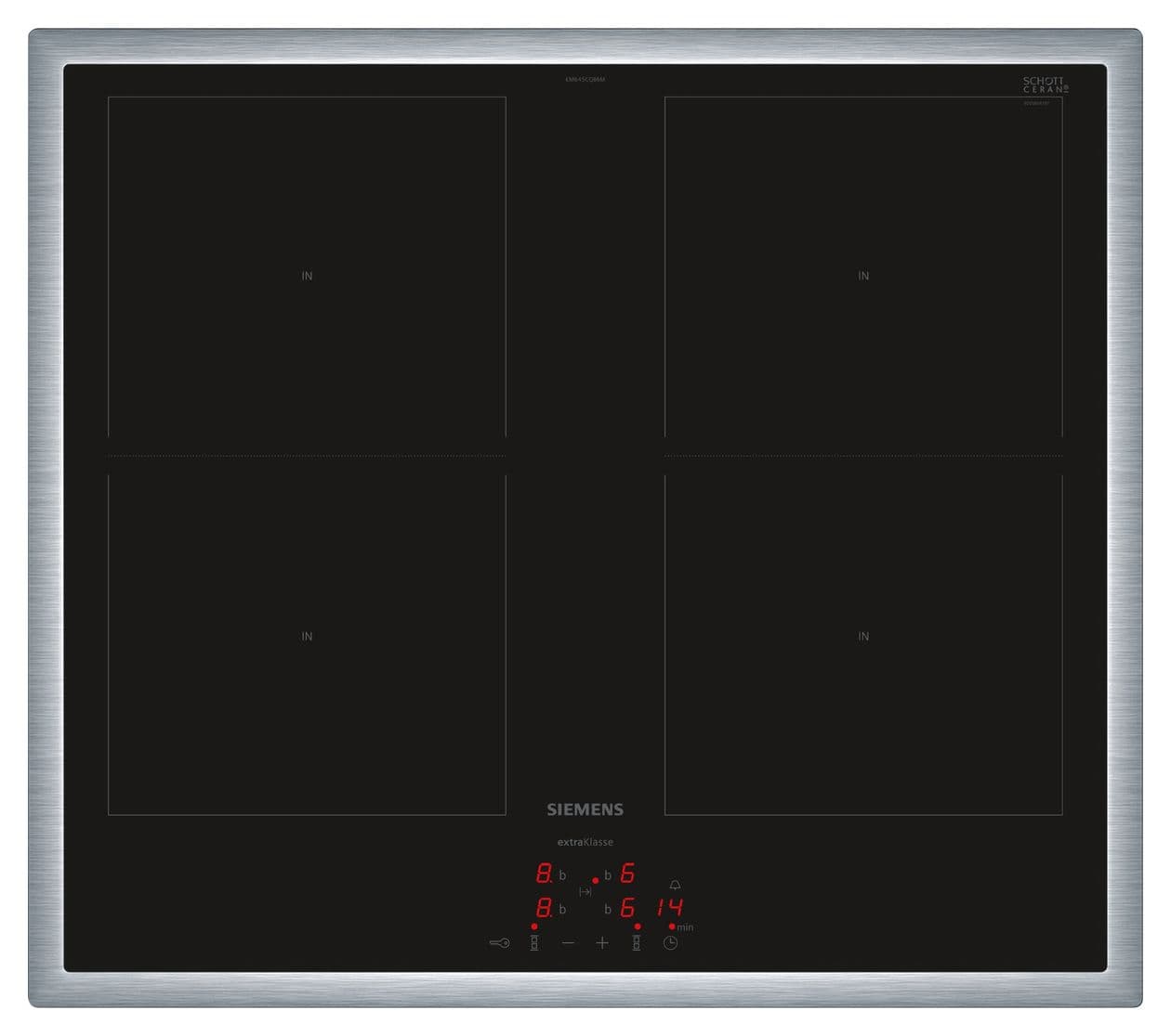 iQ500 EM645CQB6M herdgebundenes 60 cm Induktions Kochfeld/Herdplatte 4 Zone(n) 