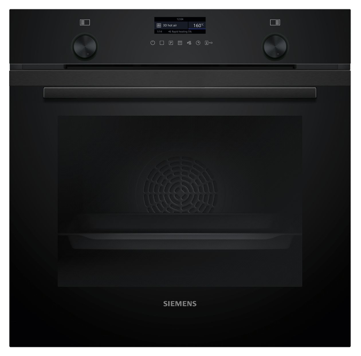 iQ500 HB279GBB3 Einbaubackofen groß AutoClean (Schwarz) 