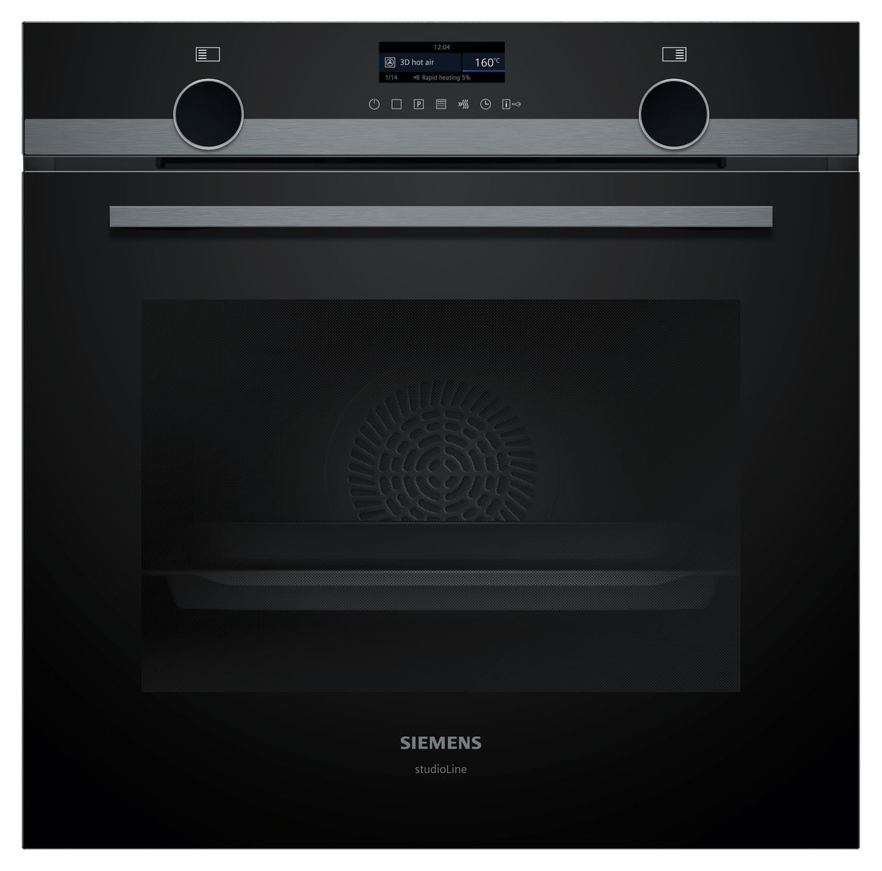iQ500 HB479G0A3 Einbaubackofen groß AutoClean (Schwarz/Edelstahl) 