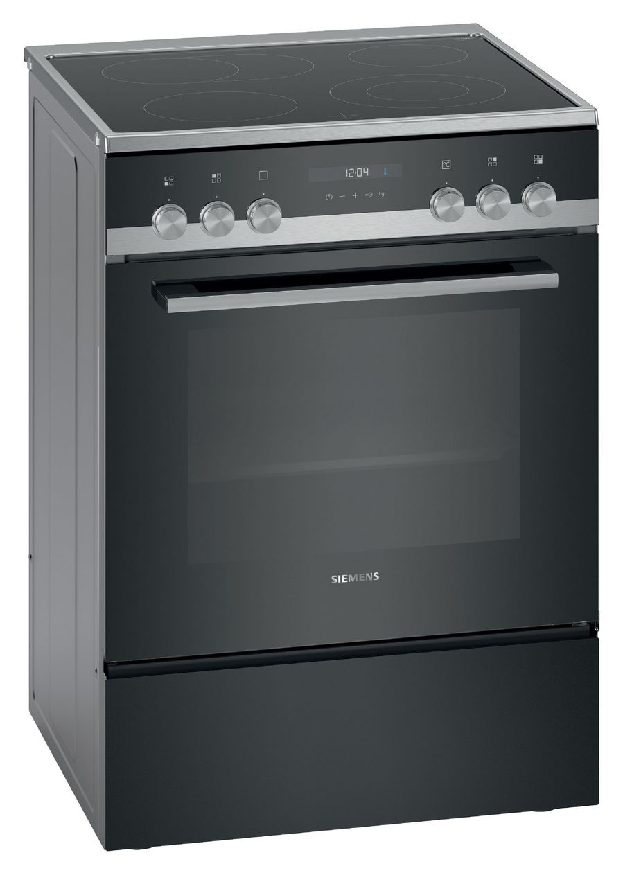 iQ500 HK9S5A240 Freistehender Herd Elektro normal mit Glaskeramik Kochfeld 