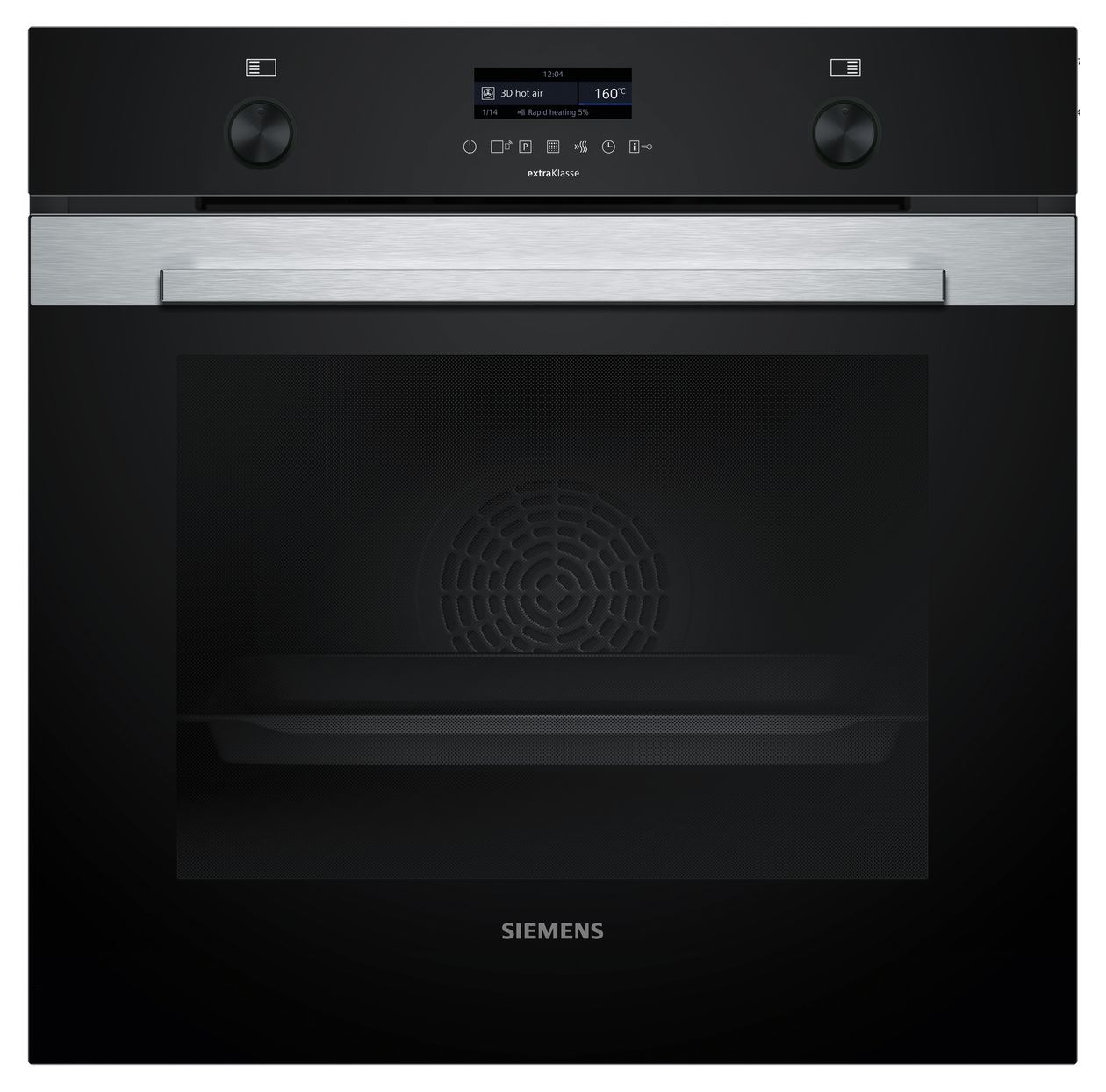 iQ500 HQ379G6S7 Einbaubackofen groß Dampfgaren AutoClean 