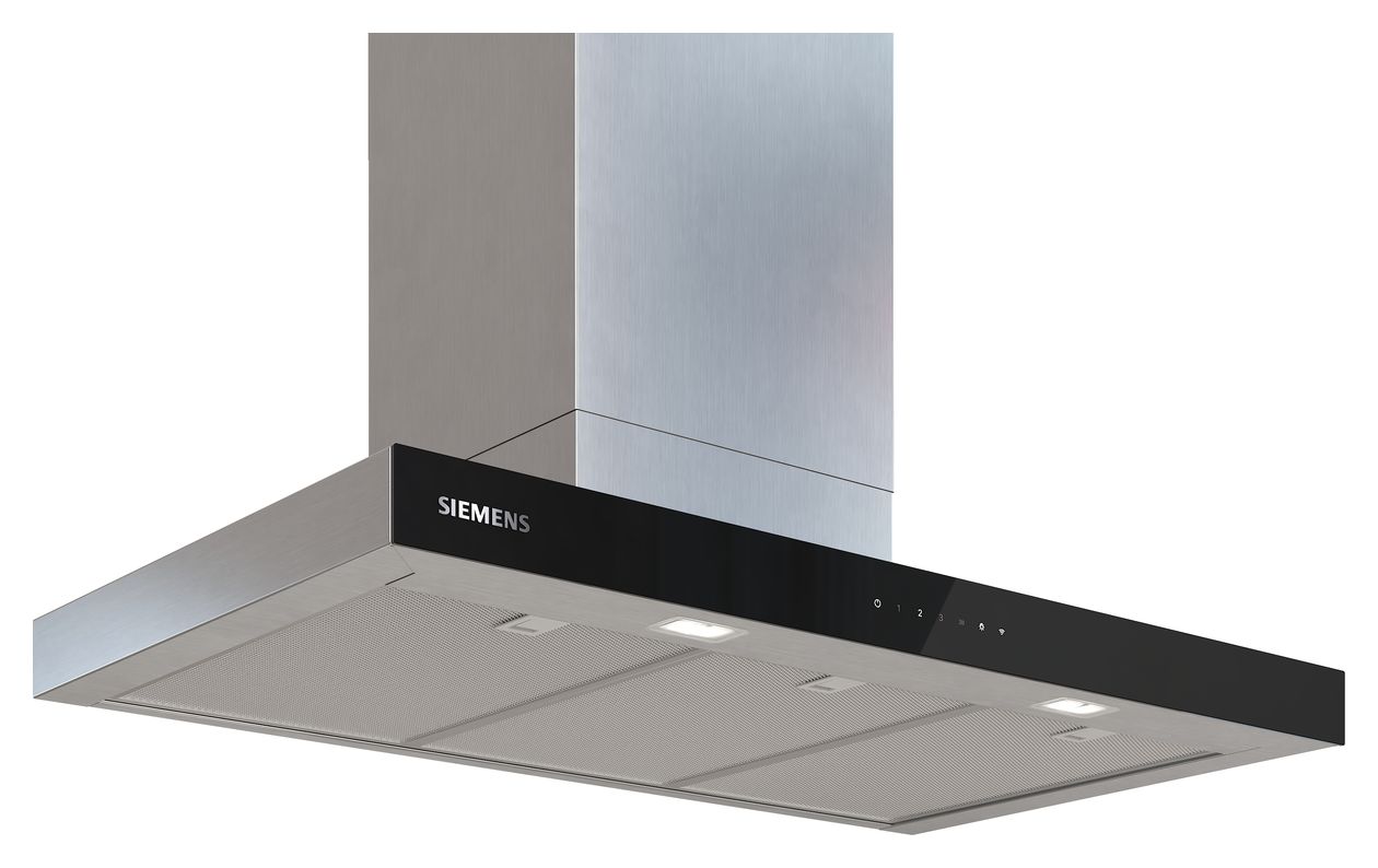 iQ500 LC97BDN30 Abluft/Umluft Dunstabzugshaube/Esse Wand 90 cm (Edelstahl) 