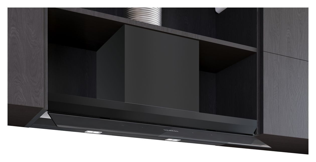 iQ500 LJ97BDP60 Abluft/Umluft Dunstabzugshaube/Esse Einbau 90 cm (Schwarz) 