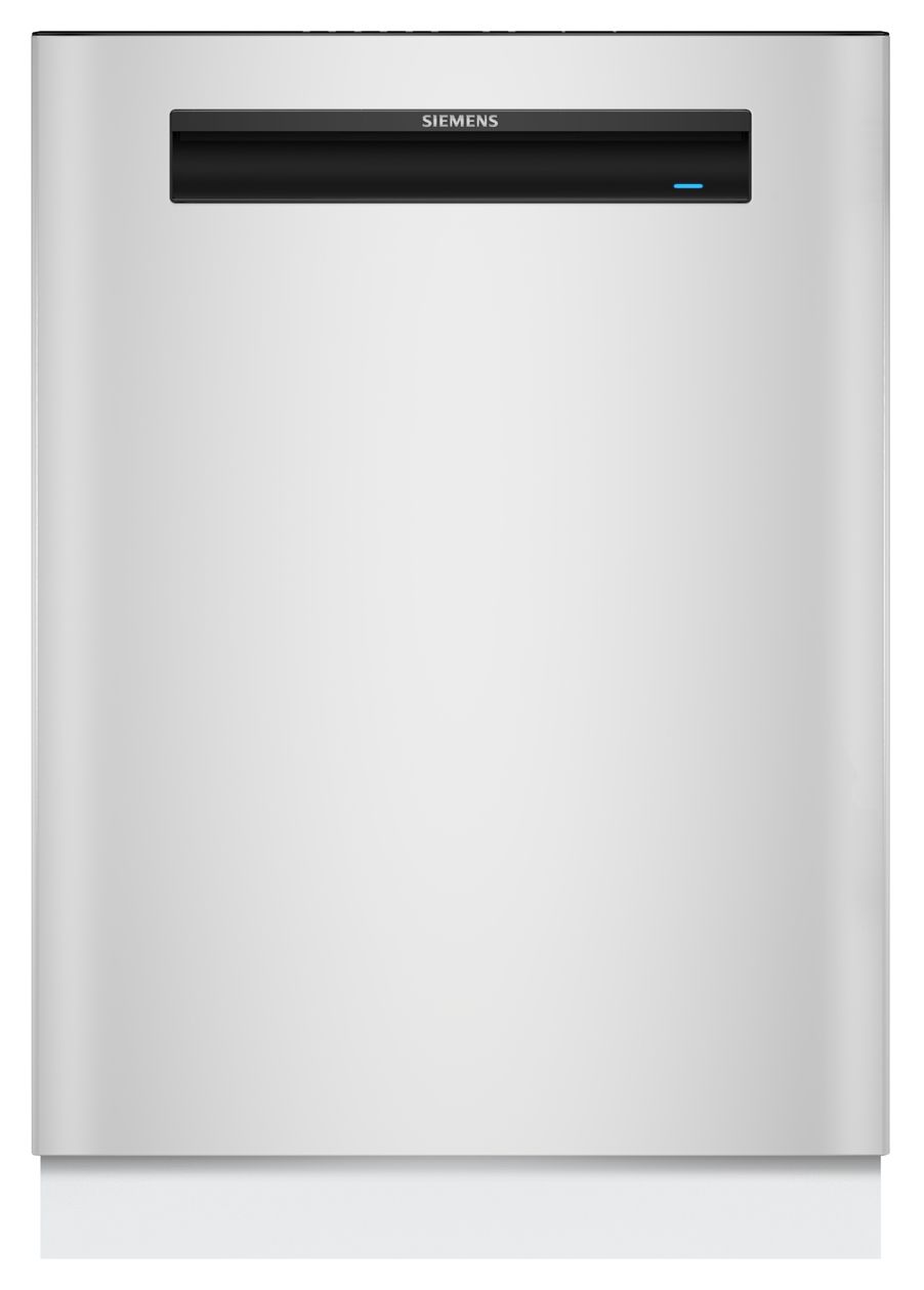 IQ500 SN15EW06CS 60 cm Geschirrspüler teilintegriert (ohne Front) Sehr leise 14 Maßgedecke aquaStop Funktion Heat exchanger/Drying assistant 