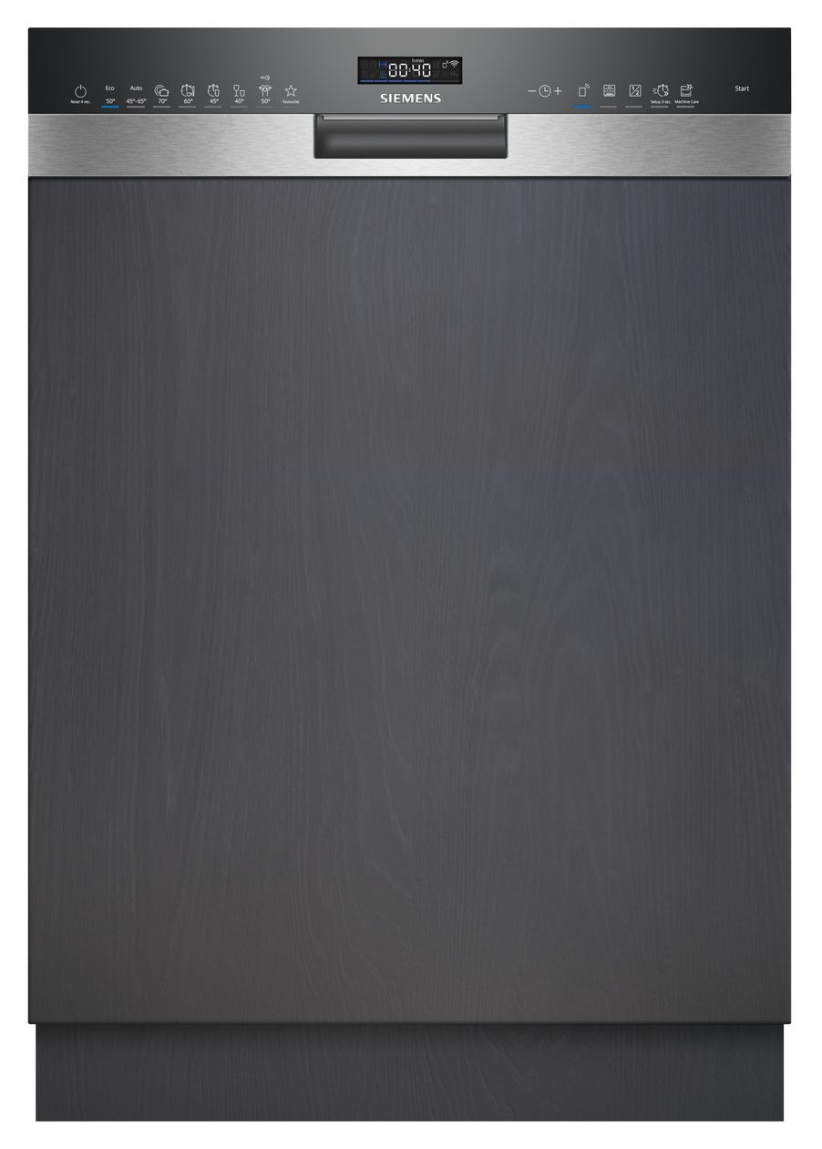 iQ500 SN55ES12CE 60 cm Geschirrspüler teilintegriert (ohne Front) Sehr leise 14 Maßgedecke aquaStop Funktion Wärmetauscher 