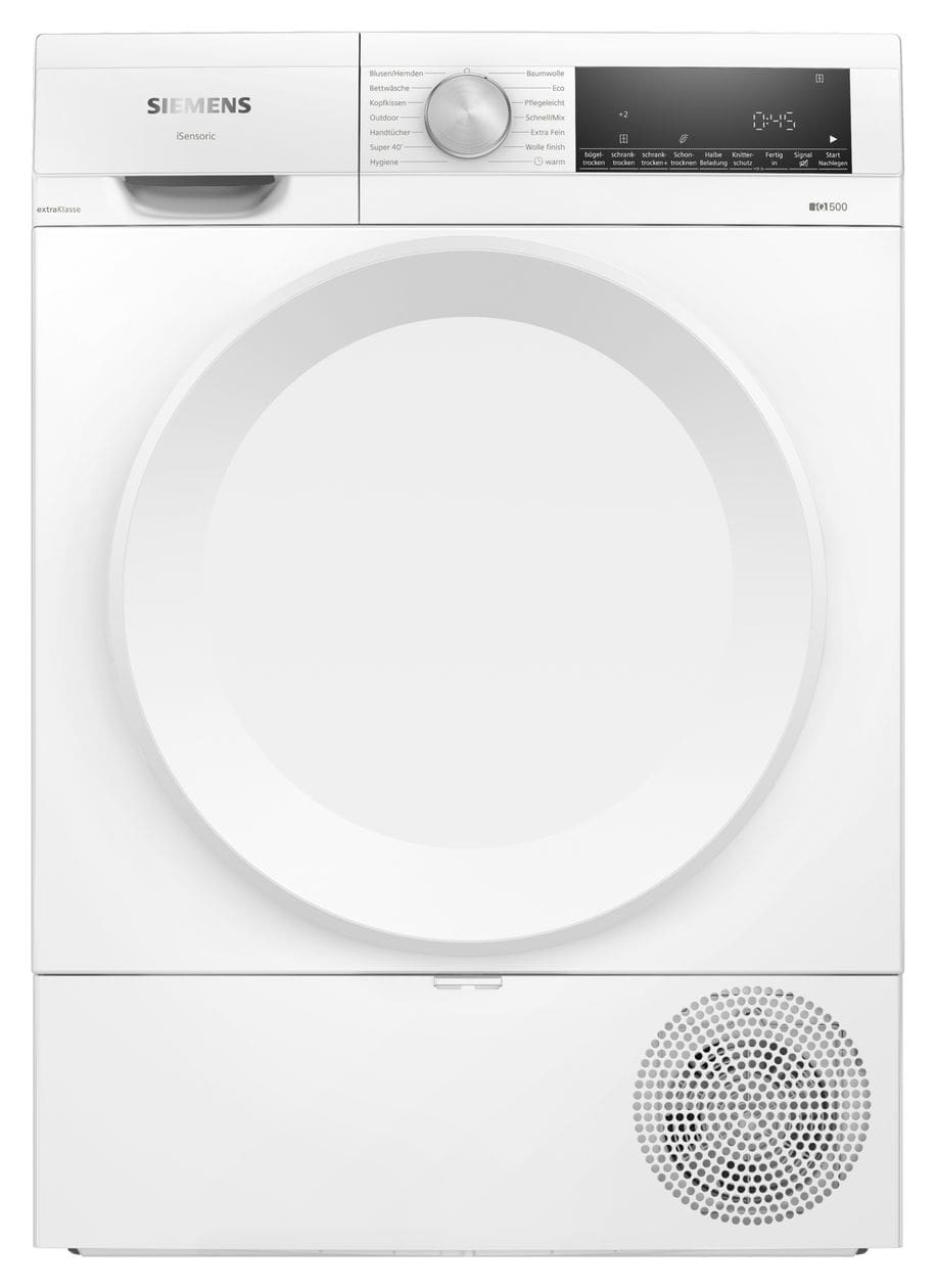 iQ500 WQ33G2EEM Wärmepumpen Trockner Frontlader 