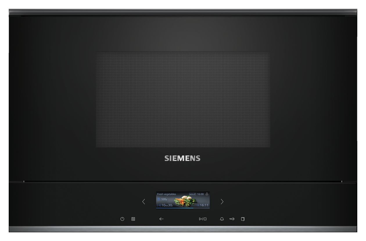 iQ700 BE732L1B1 Einbau-Mikrowelle 900 W Größe: mittel Grill (Schwarz) 