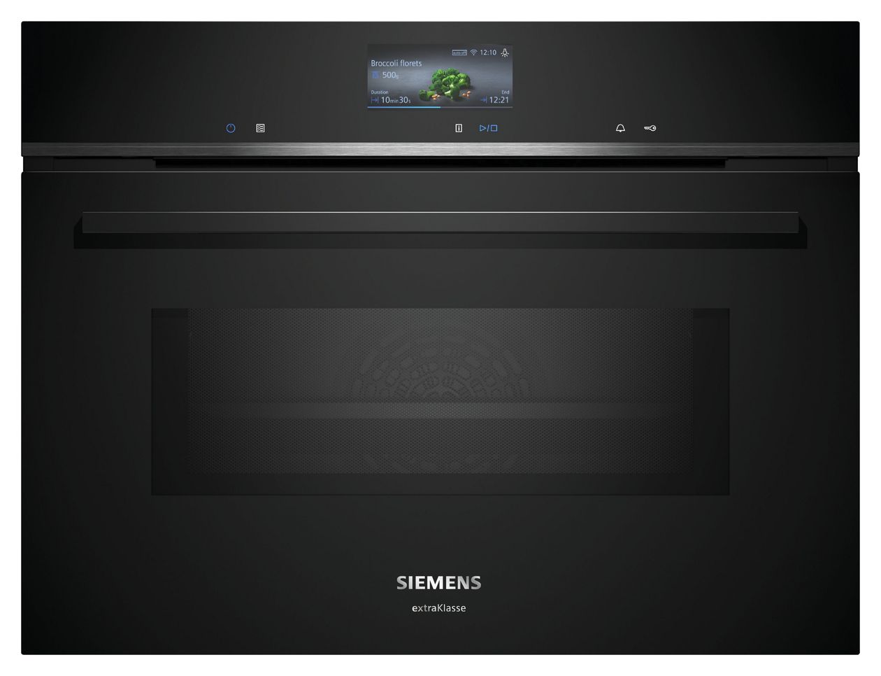 iQ700 CM776GMB1F Einbaubackofen kompakt AutoClean Mikrowelle 