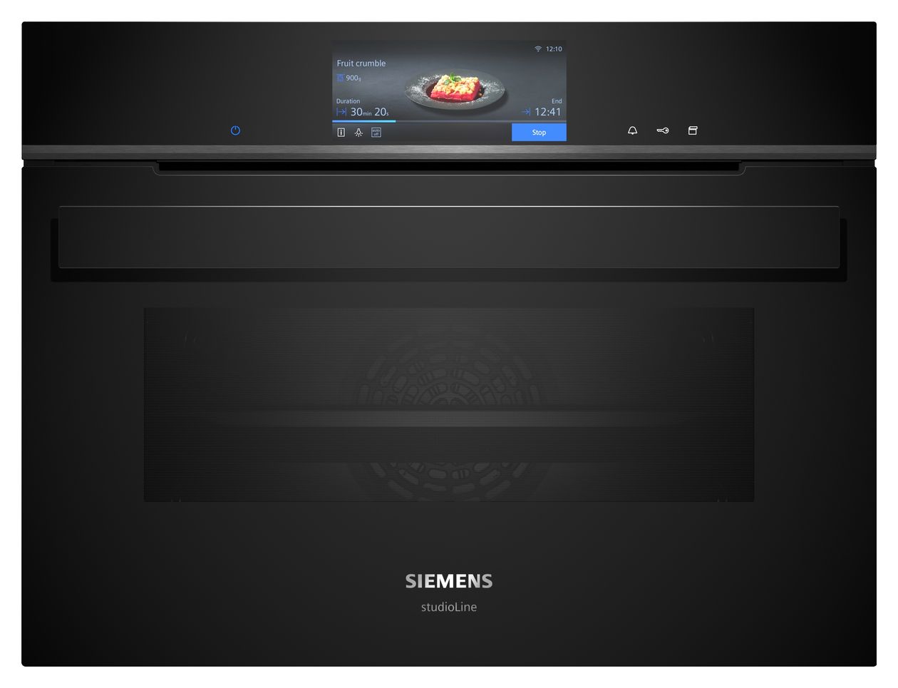 iQ700 CS938GCB2 Einbaubackofen kompakt Dampfgaren AutoClean (Schwarz) 