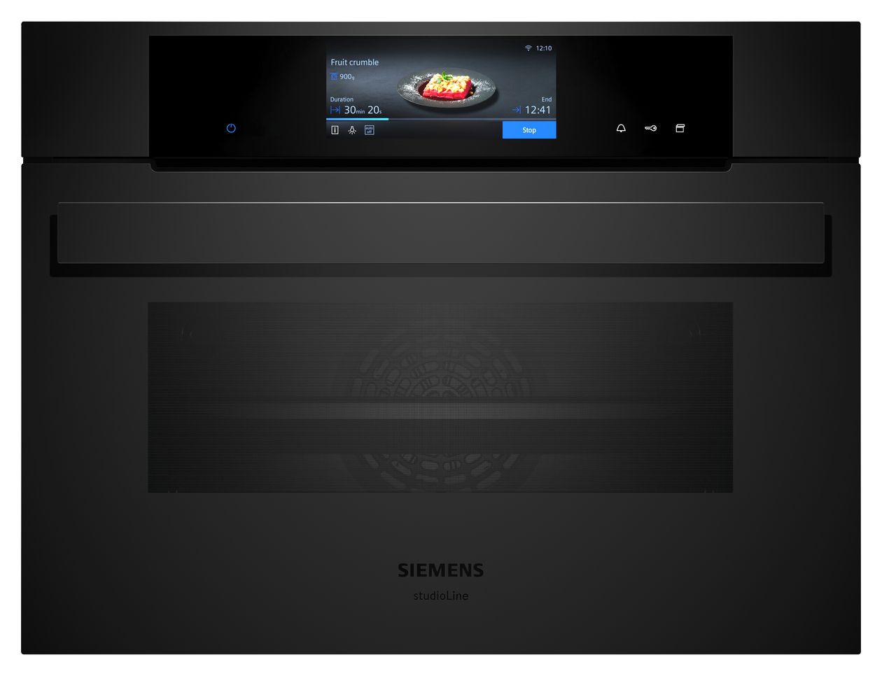 iQ700 CS938GCM1 Einbaubackofen kompakt Dampfgaren AutoClean (Schwarz) 