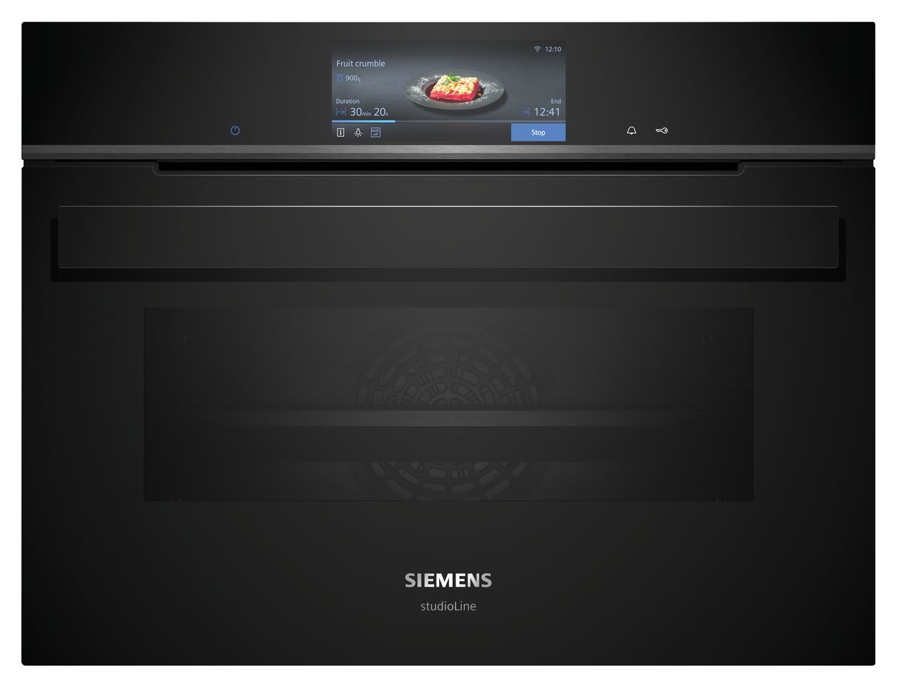 iQ700 CS938GDD2 Einbaubackofen kompakt Dampfgaren AutoClean (Schwarz) 