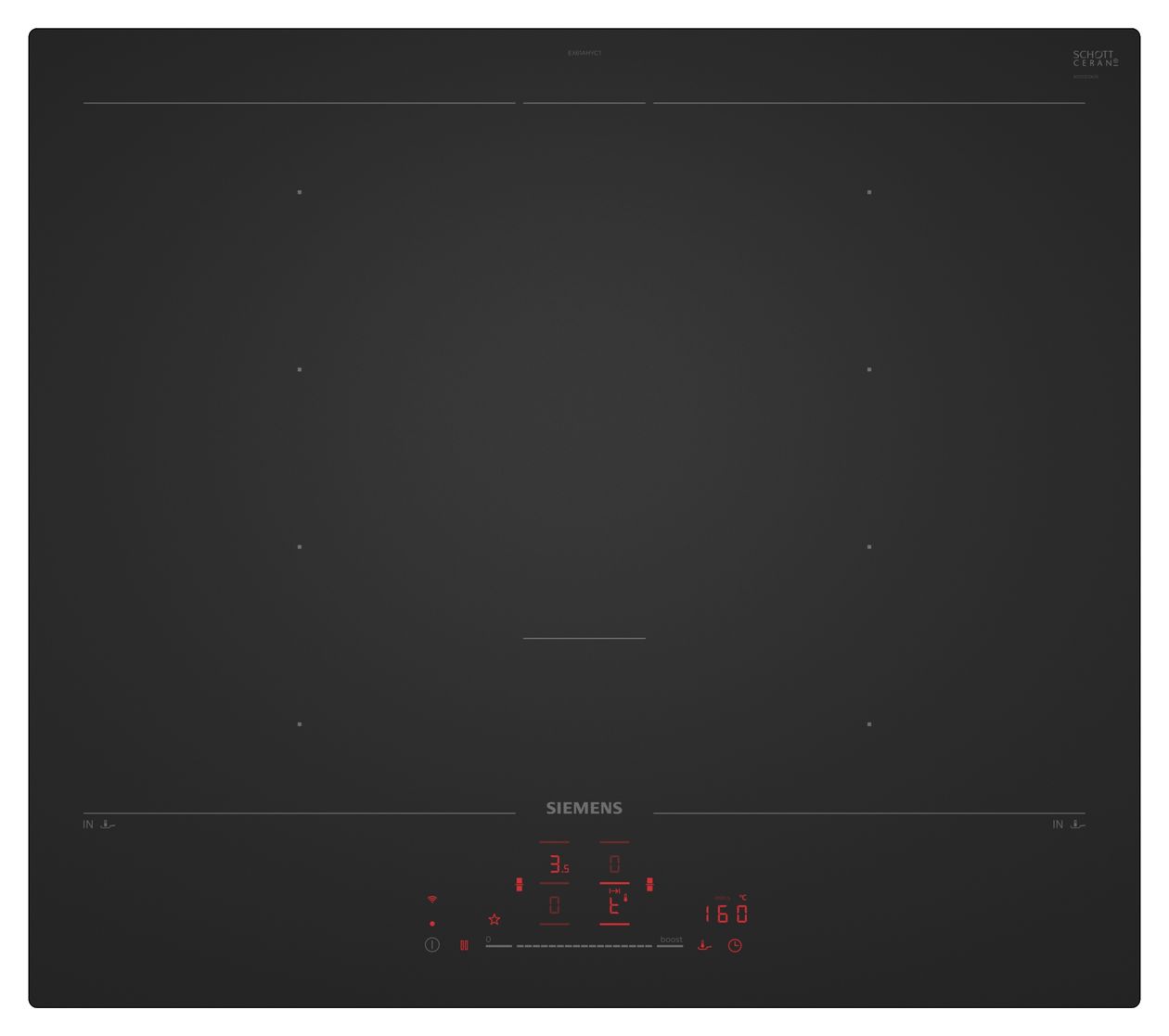 iQ700 EX61AHYC1E autarkes 59.2 cm Induktions Kochfeld/Herdplatte 4 Zone(n) 