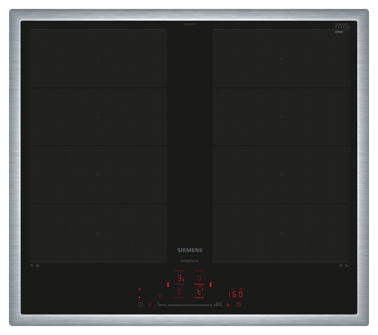 iQ700 EX645HXC1M autarkes 60 cm Induktions Kochfeld/Herdplatte 4 Zone(n) 