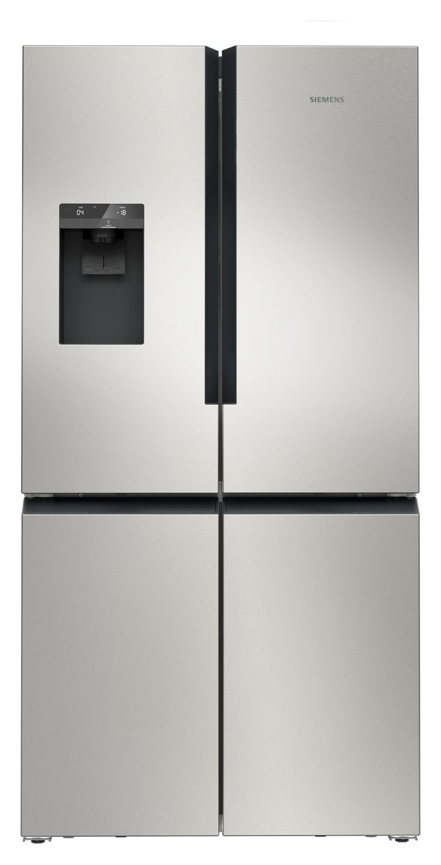 iQ700 KF96DPPEA Side-by-Side Kühl-/ Gefrierkombination French Door 375 l / 199 l 327 kWh NoFrost 1830 mm x 905 mm  (Edelstahl) 
