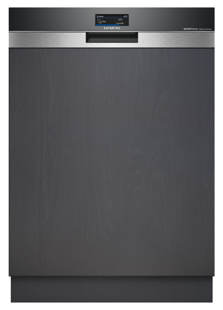 iQ700 SN57ES00CD 60 cm Geschirrspüler teilintegriert (ohne Front) Sehr leise 14 Maßgedecke aquaStop Funktion Wärmetauscher 