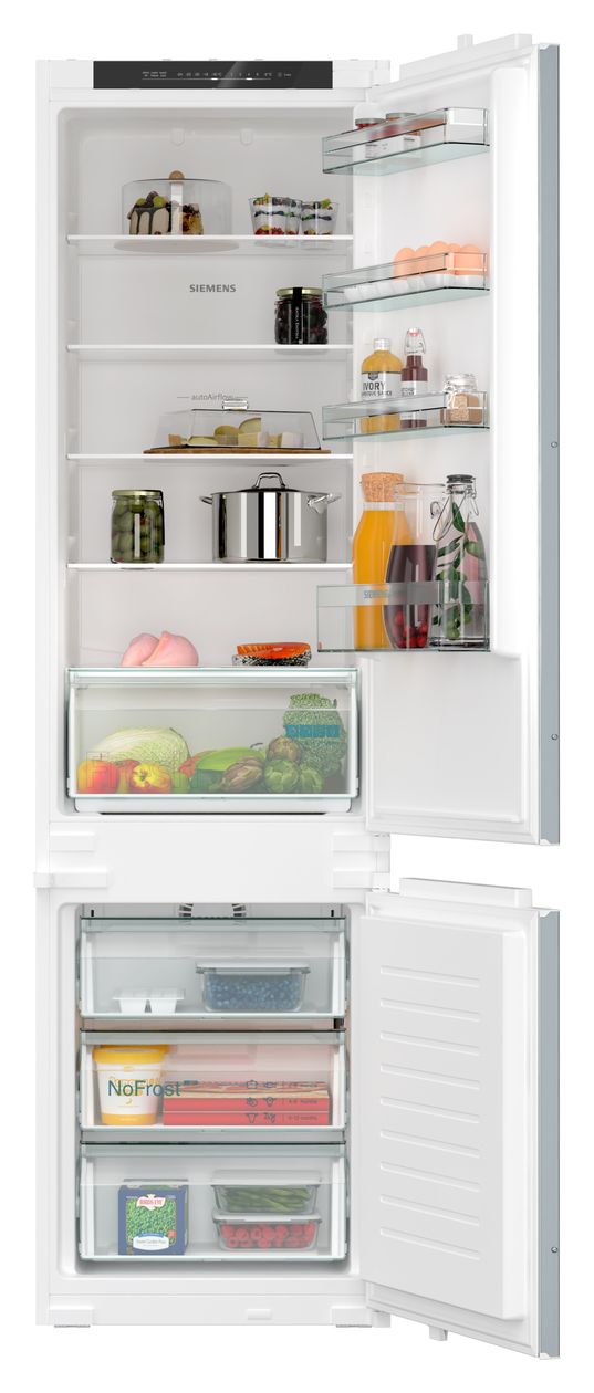 iQ100 KI96NNSE0 Schlepptür 215 l Kühlteil 75 l Gefrierteil 194 cm Einbau Kühl-/Gefrierkombination NoFrost 