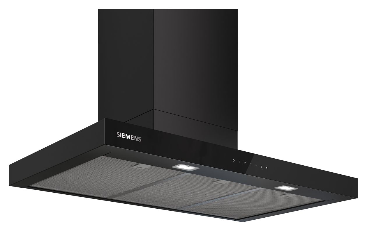 iQ500 LC97BDN60 Dunstabzugshaube Wand 90 cm Abluft/Umluft (Schwarz) 