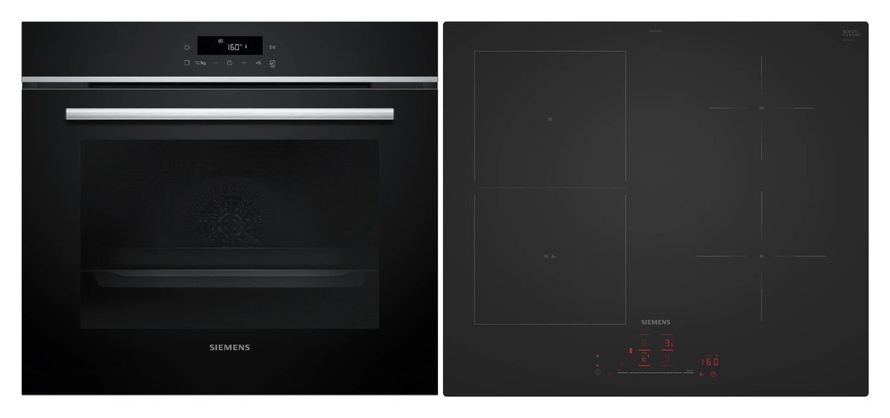PQ51I6BMAT (HB279GBB3 + EH61ABFB5E) Backofen-Set groß AutoClean activeClean mit autarkem 60 cm Induktions Kochfeld 