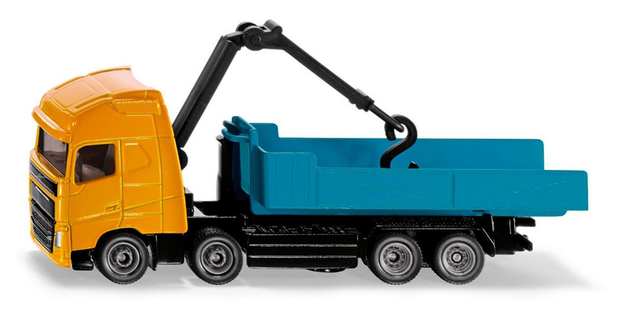Volvo Abrollkipper mit Kran 
