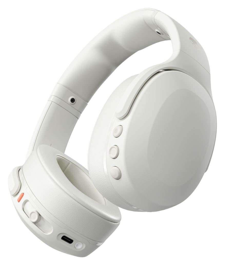 Crusher Evo Over Ear Bluetooth Kopfhörer kabelgebunden&kabellos USB Typ-C  (Weiß) 