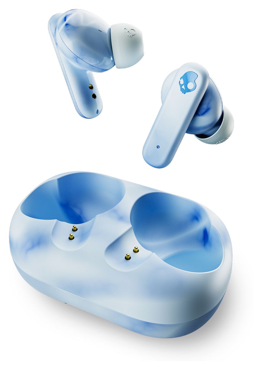 Ecobuds In-Ear Bluetooth Kopfhörer Kabellos TWS 8 h Laufzeit IPX4  (Blau) 