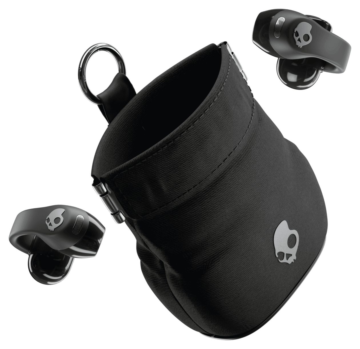 Push 720 Open Bluetooth Kopfhörer kabellos 6 h Laufzeit IP67  (Schwarz, Silber) 