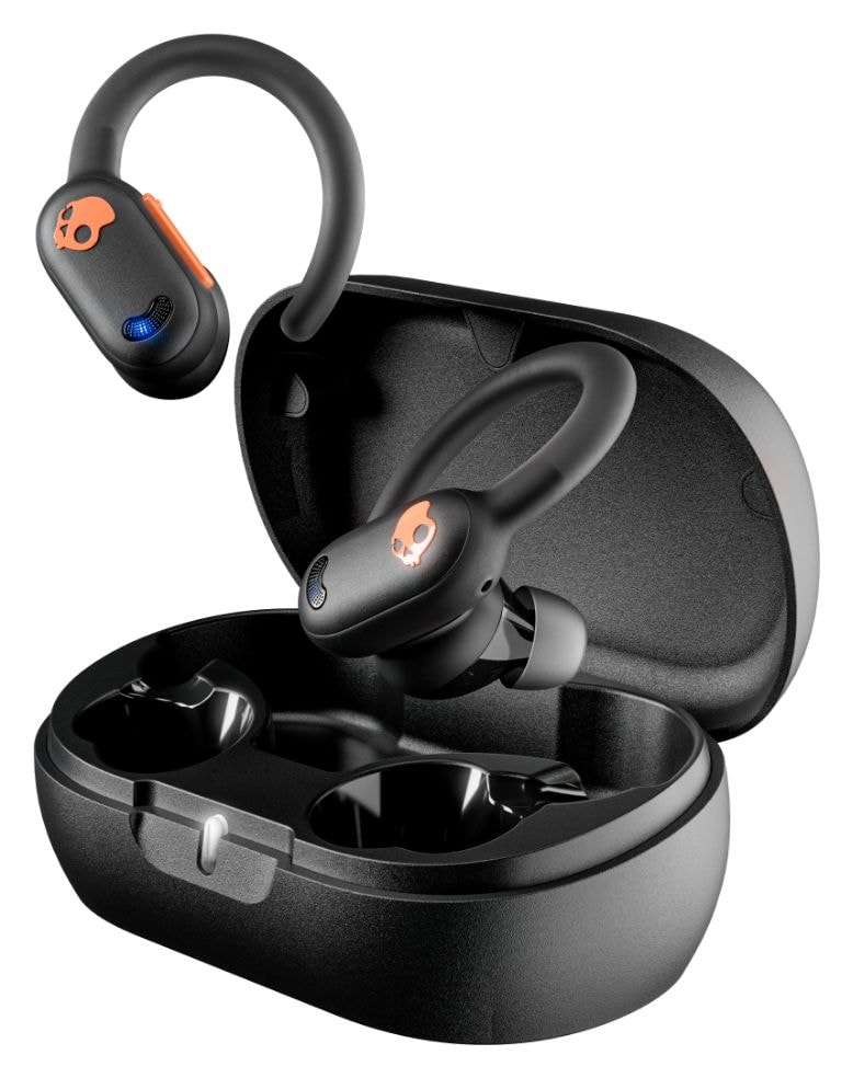 Push ANC Bluetooth Kopfhörer kabellos  (Schwarz, Orange) 