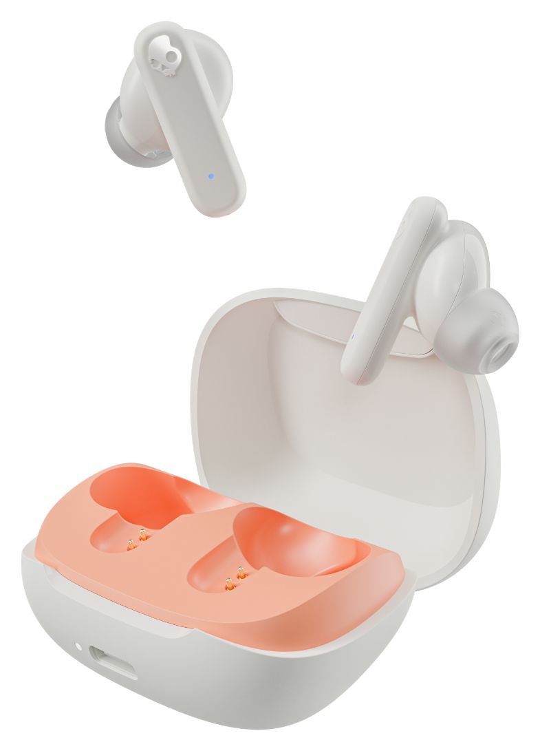 Smokin’ Buds In-Ear Bluetooth Kopfhörer Kabellos TWS IPX4  (Orange, Weiß) 