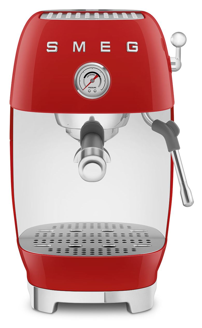 ECF03RDEU Siebträger Kaffeemaschine 15 bar 1480 W  (Rot) 