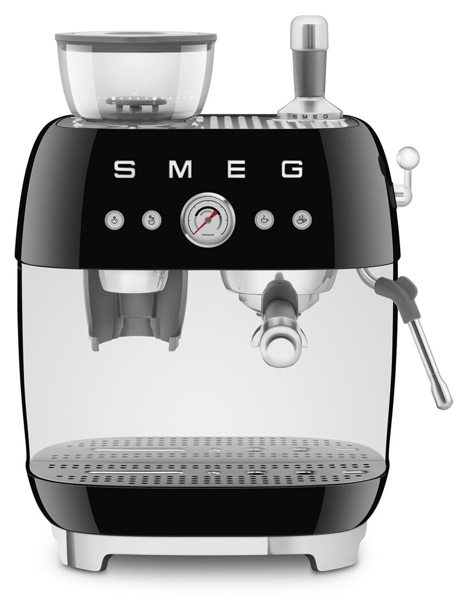 EGF03BLEU Siebträger Kaffeemaschine 15 bar 1650 W  (Schwarz) 