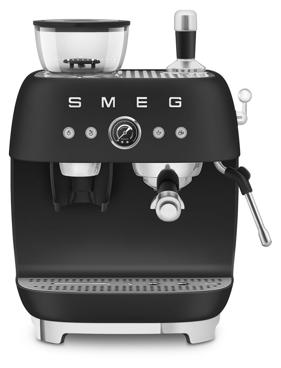 EGF03BLMEU Siebträger Kaffeemaschine 15 bar 1650 W  (Schwarz) 
