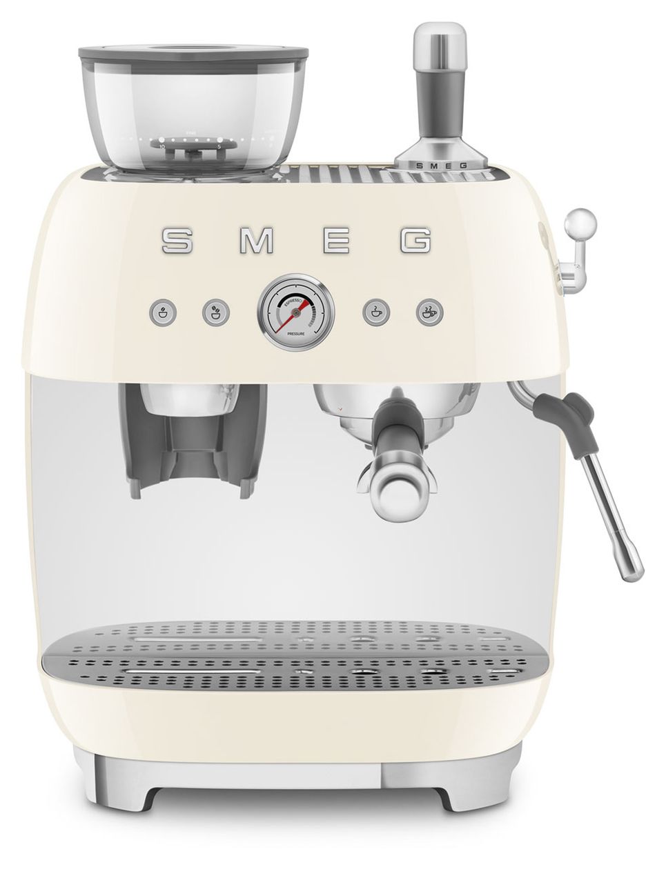 EGF03CREU Siebträger Kaffeemaschine 15 bar 1650 W  (Cremefarben) 