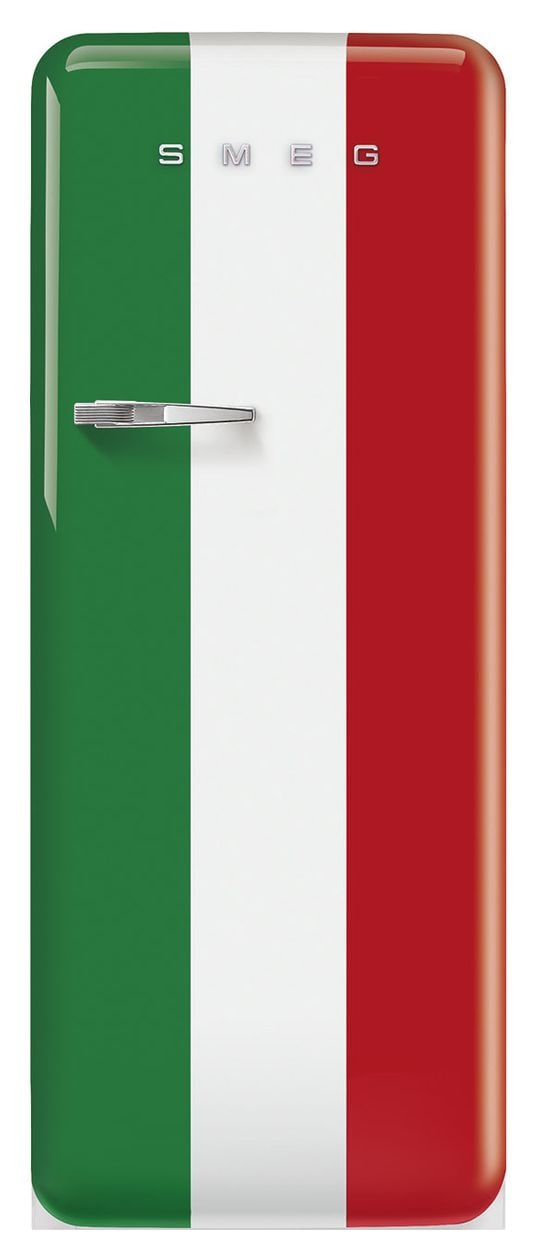 FAB28RDIT6 270 l / 244 l Kühlschrank freistehend EEK: C 104 kWh Jahr  (Grün, Weiß, Rot) 