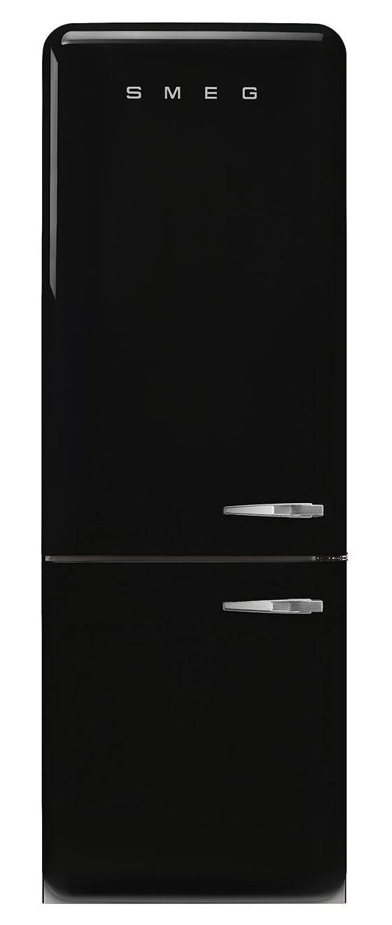 FAB38LBL6 344 l / 137 l Kühl-Gefrierkombi freistehend NoFrost 230 kWh Jahr  (Schwarz) 