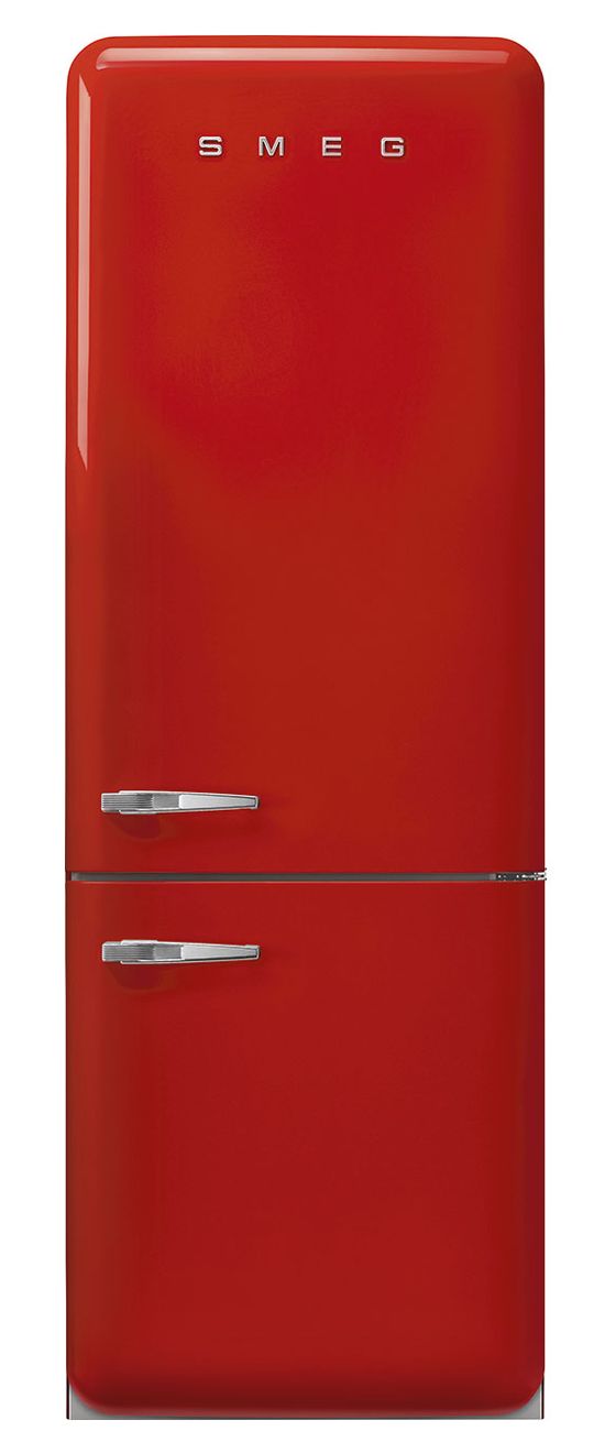 FAB38RRD6 344 l / 137 l Kühl-Gefrierkombi freistehend NoFrost 230 kWh Jahr  (Rot) 