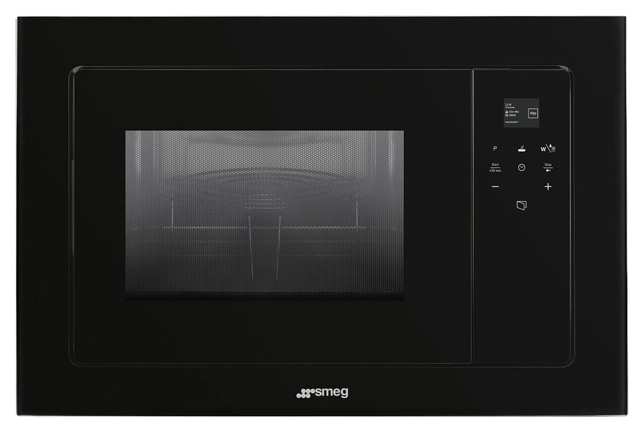 FMI120B3 Einbau-Mikrowelle 800 W Größe: klein 2 Stufen Grill (Schwarz) 