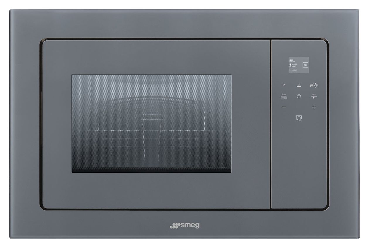 FMI120S2 Einbau-Mikrowelle 800 W Größe: klein Grill (Silber) 