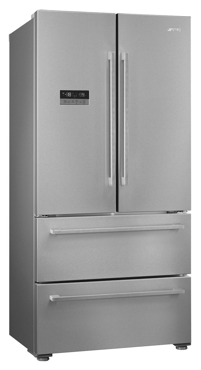 FQ55FXDE 387 l / 152 l Kühl-Gefrierkombi freistehend NoFrost 302 kWh Jahr  (Edelstahl) 