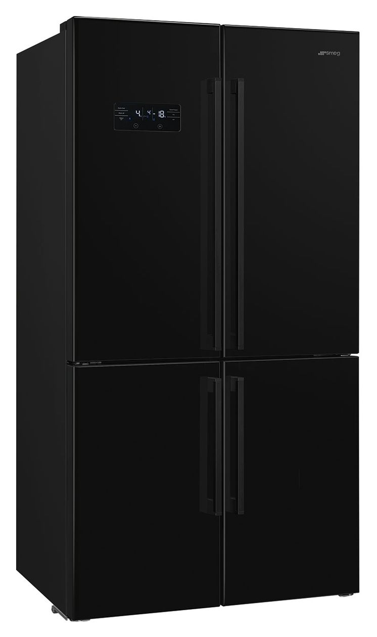 FQ60NDE Side-by-Side Kühl-/ Gefrierkombination French Door 376 l / 196 l 338 kWh NoFrost 1820 mm x 908 mm  (Schwarz) 